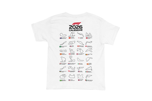 Koszulka męska Formuła 1 2026 Circuits – sportowy T-shirt F1 Motorsport 3