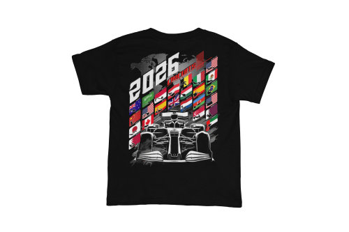 T-shirt męski F1 2026 Circuits – koszulka Formuła 1 Motorsport 3