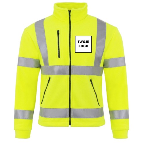 Polar HV PREMIUM z nadrukiem logo firmowego – odzież robocza polarowa męska 1