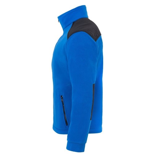 Polar PREMIUM BLUE / BLACK z nadrukiem logo firmowego – odzież robocza polarowa męska 3