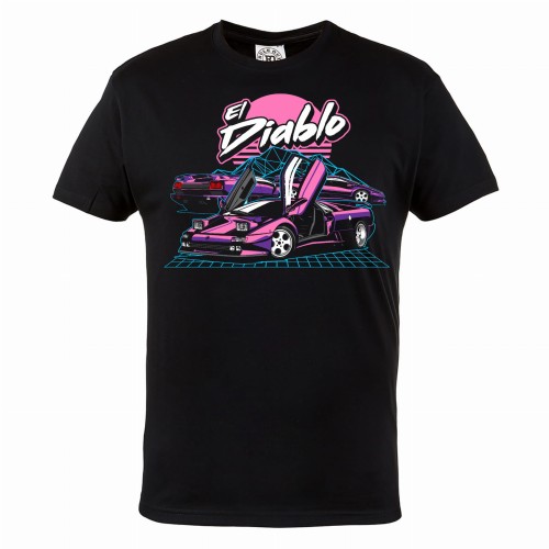 KOSZULKA MOTORYZACYJNA LAMBORGHINI DIABLO 80's 210 