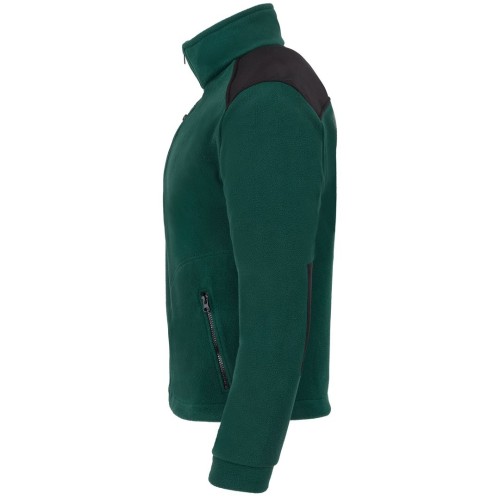 Polar PREMIUM BOTTLE GREEN / BLACK z nadrukiem logo firmowego – odzież robocza polarowa męska 3