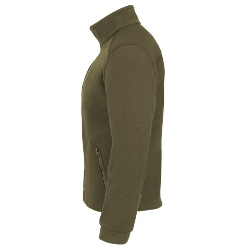 Polar PREMIUM BOTTLE KHAKI / KHAKI z nadrukiem logo firmowego – odzież robocza polarowa męska 3