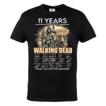 MĘSKA KOSZULKA 11 LAT THE WALKING DEAD AUTOGRAFY