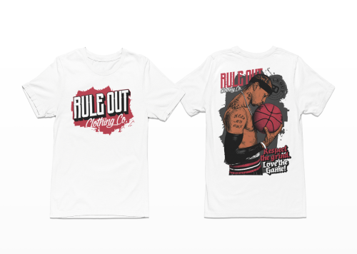 Koszulka męska Rule Out streetwear koszykówka Respect Grind 4