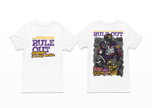 Koszulka męska Rule Out Champions streetwear koszykówka premium 4