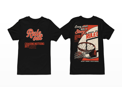 Koszulka męska Rule Out koszykówka streetwear Chasing Net 3