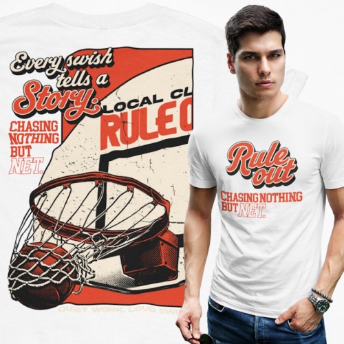 Koszulka męska Rule Out koszykówka streetwear Chasing Net 2