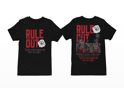 Koszulka męska Rule Out Chicago Bulls streetwear koszykówka 3