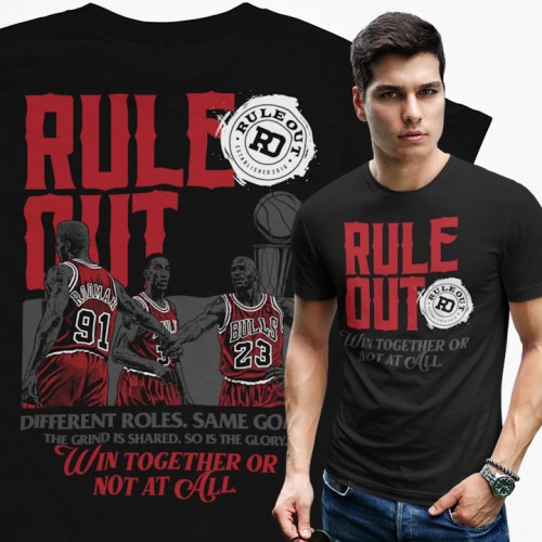 Koszulka męska Rule Out Chicago Bulls streetwear koszykówka