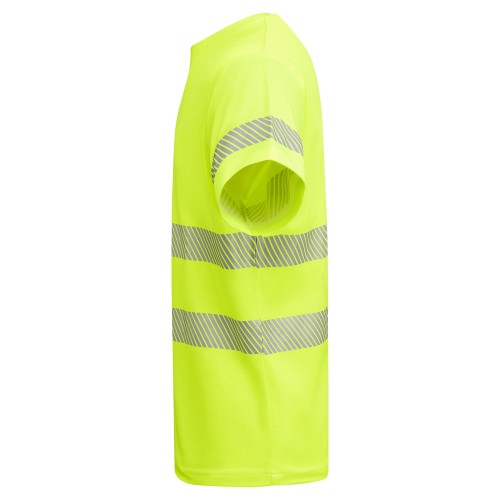 Koszulka robocza odblaskowa HIGH VIS 170 g z nadrukiem DTF Żółty Fluorescencyjny 3
