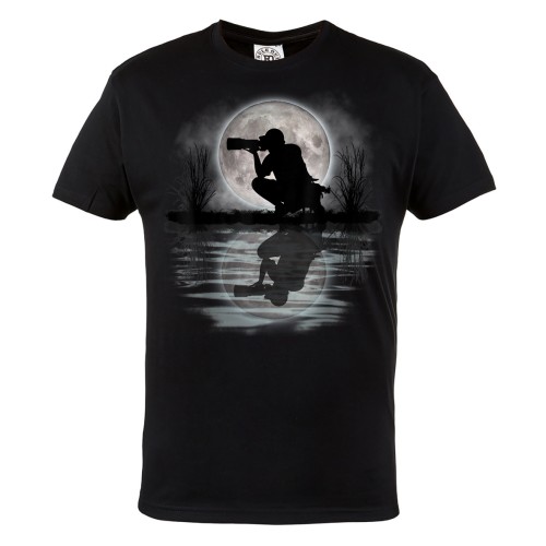KOSZULKA DLA FOTOGRAFA FOTOGRAFIA APARAT FOTOGRAFICZNY KSIĘŻYC ODBICIE
