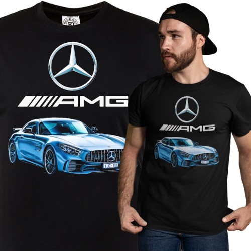 MĘSKA KOSZULKA MERCEDES AMG MOTORYZACYJNA 