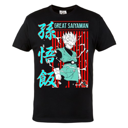 MĘSKA KOSZULKA ANIME DRAGON BALL Z GREAT SAIYAMAN 