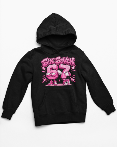 Bluza dla dziecka z kapturem 67 Six Seven Brainrot – wygodna bluza dziecięca 2