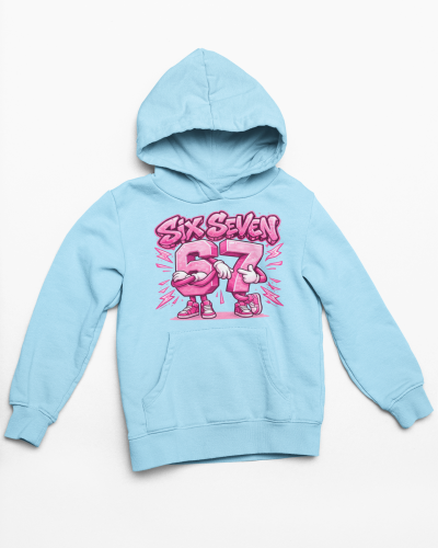 Bluza dziecięca z kapturem 67 Brainrot bluza six seven dla dziecka prezent  2