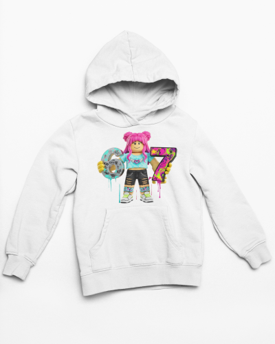 Bluza dziecięca z nadrukiem 67 Six Seven Roblox – wygodna bluza dla dzieci 2