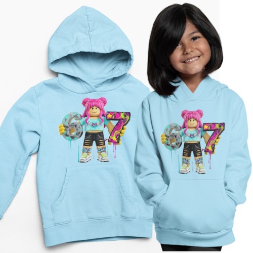 Bluza dziecięca z nadrukiem 67 Six Seven Roblox – wygodna bluza dla dzieci 3