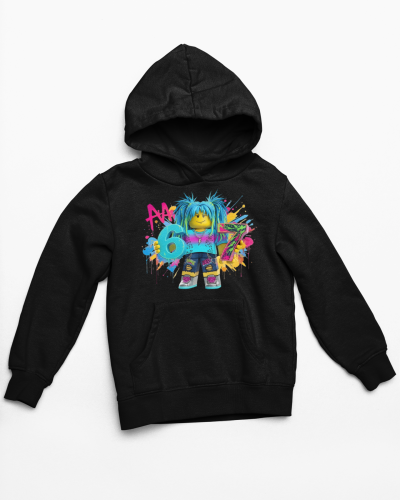 Bluza dla dziecka z kapturem 67 Six Seven – bluza gamingowa w stylu Roblox 2