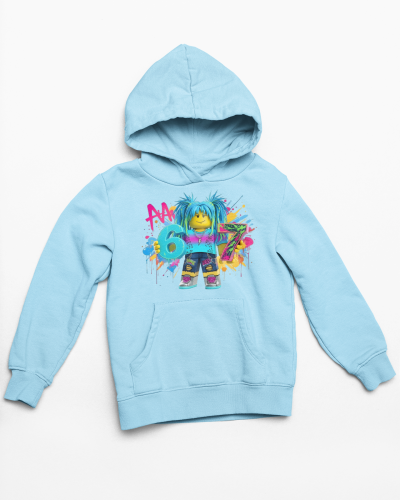 Bluza dla dziecka z kapturem 67 Six Seven – bluza gamingowa w stylu Roblox 4