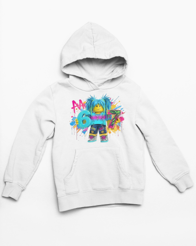 Bluza dla dziecka z kapturem 67 Six Seven – bluza gamingowa w stylu Roblox 6