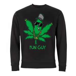 BLUZA MARIHUANA ZIOŁO 420 CANNABIS FUN GUY