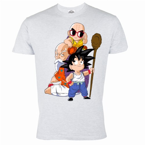 KOSZULKA DRAGON BALL KRILAN GOKU GENIALNY ŻÓŁW 63 