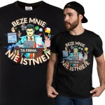Koszulka męska z nadrukiem – śmieszny prezent dla szefa lub kierownika