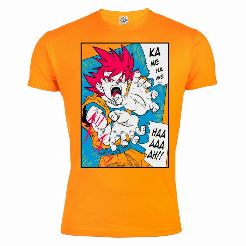 KOSZULKA DRAGON BALL SUPER GOKU SSJ RED 65 