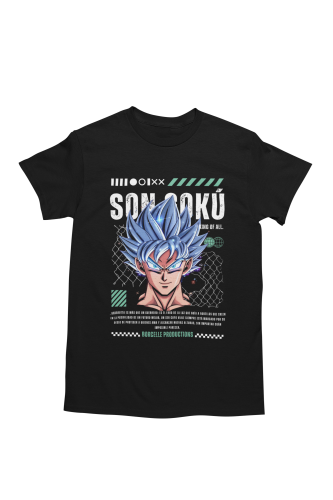 Koszulka męska Dragon Ball Z Goku Ultra Instinct – koszulka anime manga na siłownię gym 2