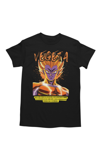 Koszulka męska Dragon Ball Vegeta Super Saiyan – koszulka anime manga streetwear dla fana DBZ 2