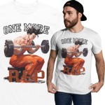 Koszulka męska Dragon Ball Z Goku „Rep Mode” – koszulka anime manga na siłownię gym dla fana DBZ
