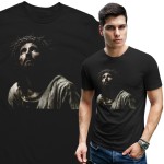 Koszulka męska Jezus Chrystus – religijna koszulka chrześcijańska na Wielkanoc