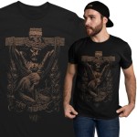 Koszulka męska religijna Jezus Chrystus na krzyżu – chrześcijańska koszulka z Jezusem