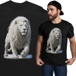 Koszulka chrześcijańska Lew Judy Jezus Chrystus – religijny t-shirt symbol wiary