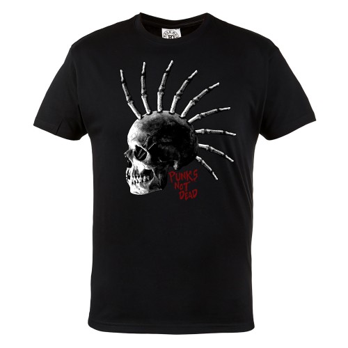  MĘSKA KOSZULKA MUZYCZNA MUZYKA ROCK PUNK'S NOT DEAD CZACHA