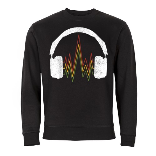BLUZA MUZYCZNA REGGAE JAMAICA RASTA SŁUCHAWKI 