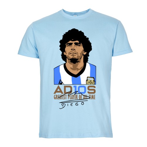 MĘSKA KOSZULKA Z NADRUKIEM ADIOS DIEGO MARADONA 