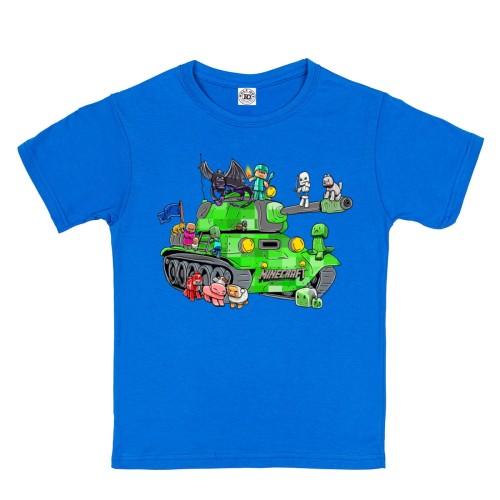 DZIECIĘCA KOSZULKA GRA MINECRAFT CZOŁG MIN02