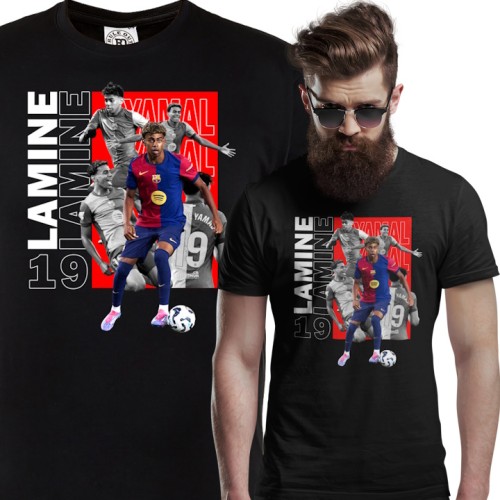 MĘSKA KOSZULKA PIŁKARSKA LAMINE YAMAL FC BARCELONA