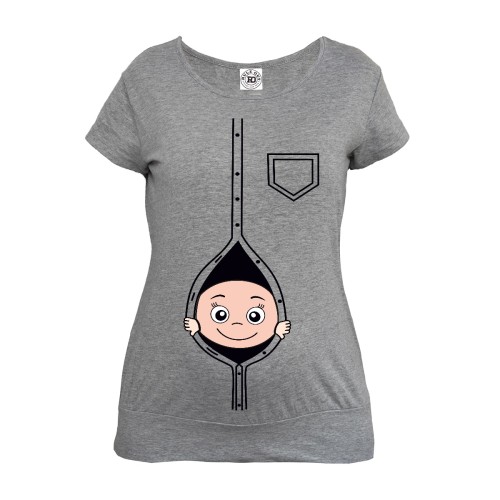 ŚMIESZNA KOSZULKA CIĄŻOWA CIĄŻOWE WZORY BABY 