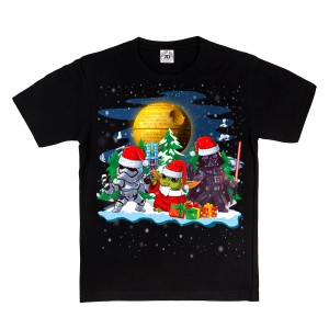DZIECIĘCA KOSZULKA ŚWIĄTECZNA GWIEZDNE WOJNY