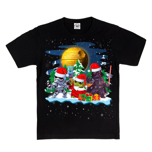 DZIECIĘCA KOSZULKA ŚWIĄTECZNA GWIEZDNE WOJNY 