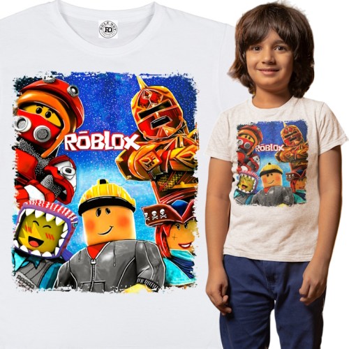 DZIECIĘCA BAWEŁNIANA KOSZULKA NA PREZENT GRA ROBLOX 