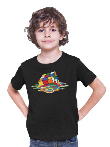 DZIECIĘCA KOSZULKA BAWEŁNIANA KOSTKA RUBIKA 