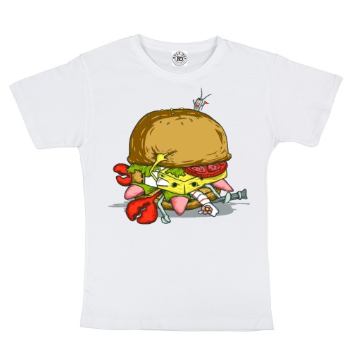 DZIECIĘCA KOSZULKA BAWEŁNIANA BAJKA SPONGEBOB