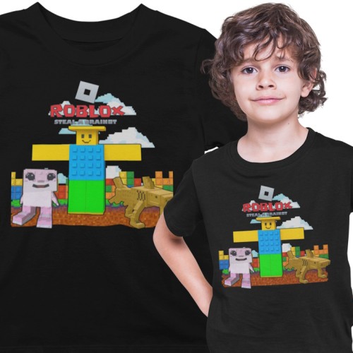 Koszulka dziecięca Roblox Steal a Brainrot dla fana gry prezent dla dziecka 