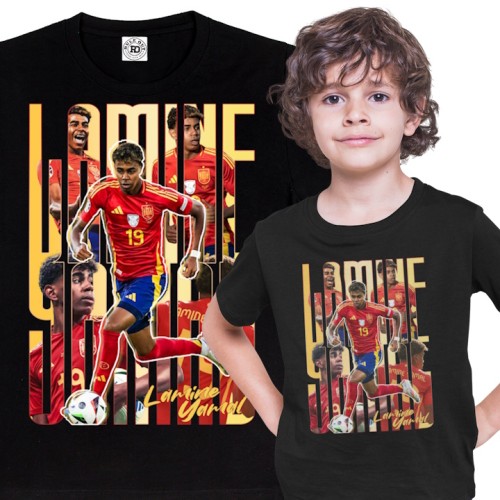  DZIECIĘCA KOSZULKA PIŁKARSKA LAMINE YAMAL HISZPANIA