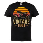 MĘSKA KOSZULKA  MOTOR VINTAGE 1961