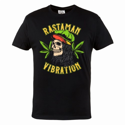 KOSZULKA MARIHUANA ZIOŁO GANDZIA RASTMAN VIBRATION 40 